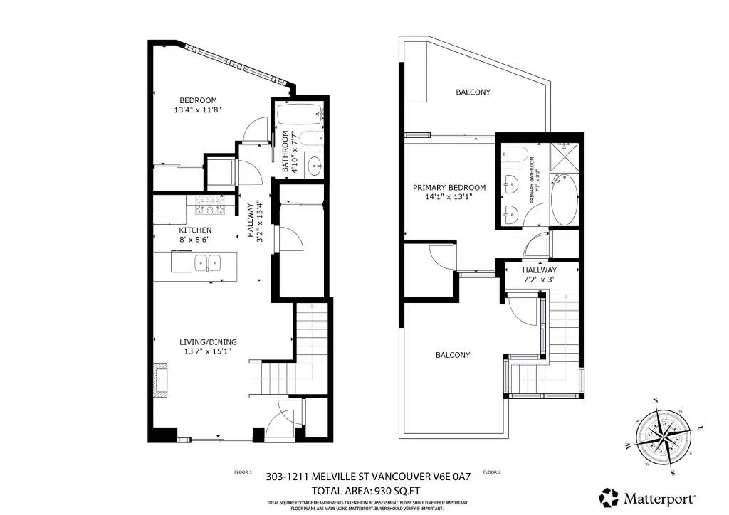 303 1211 Melville Street - MLS&reg; # R3093783
