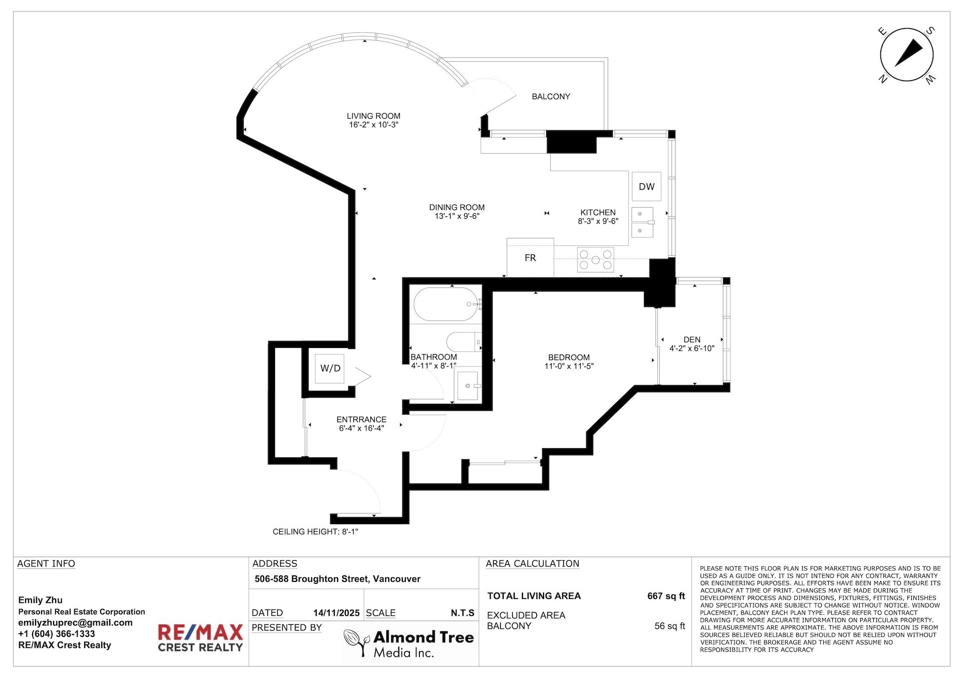 506 588 Broughton Street - MLS&reg; # R3123044