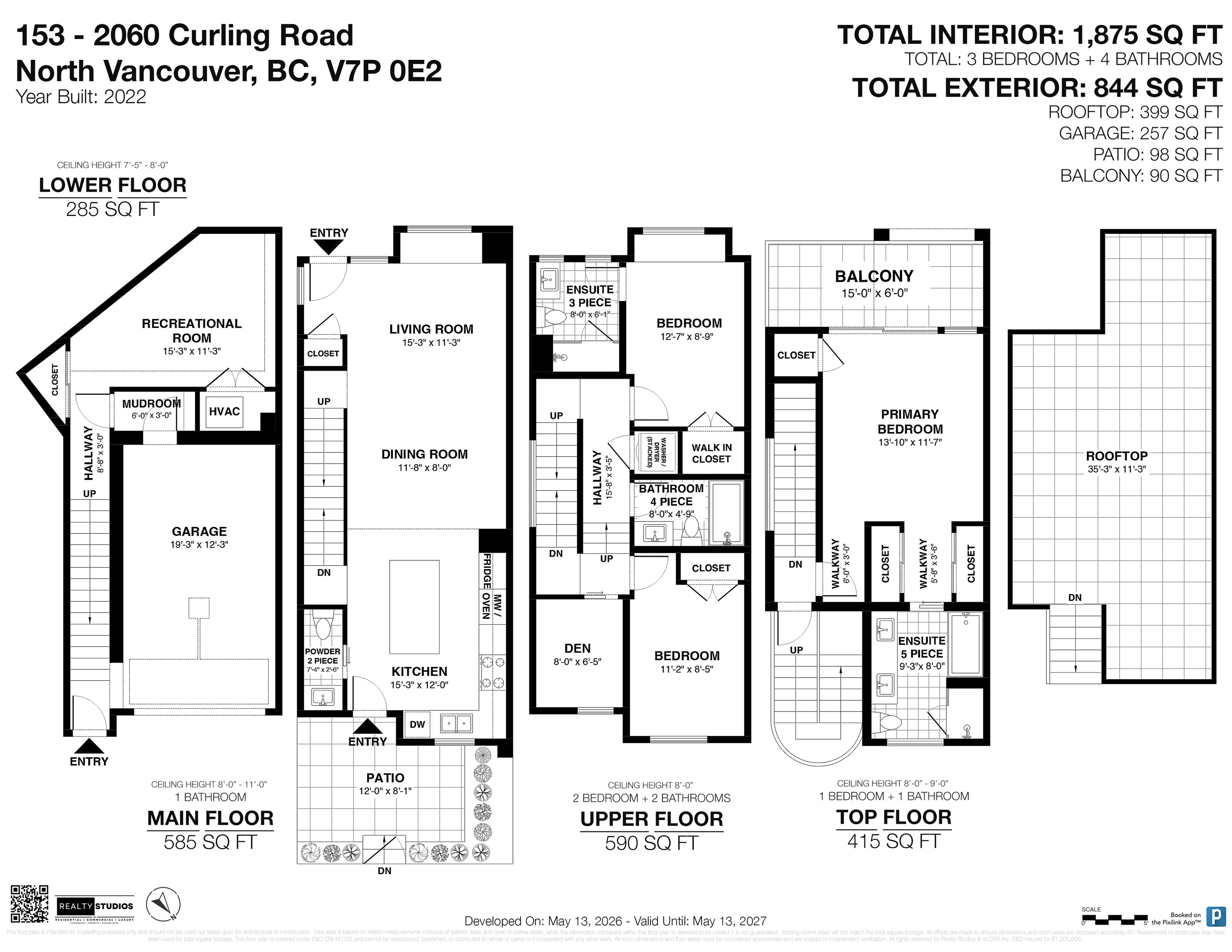 153 2060 Curling Road - MLS&reg; # R3124607