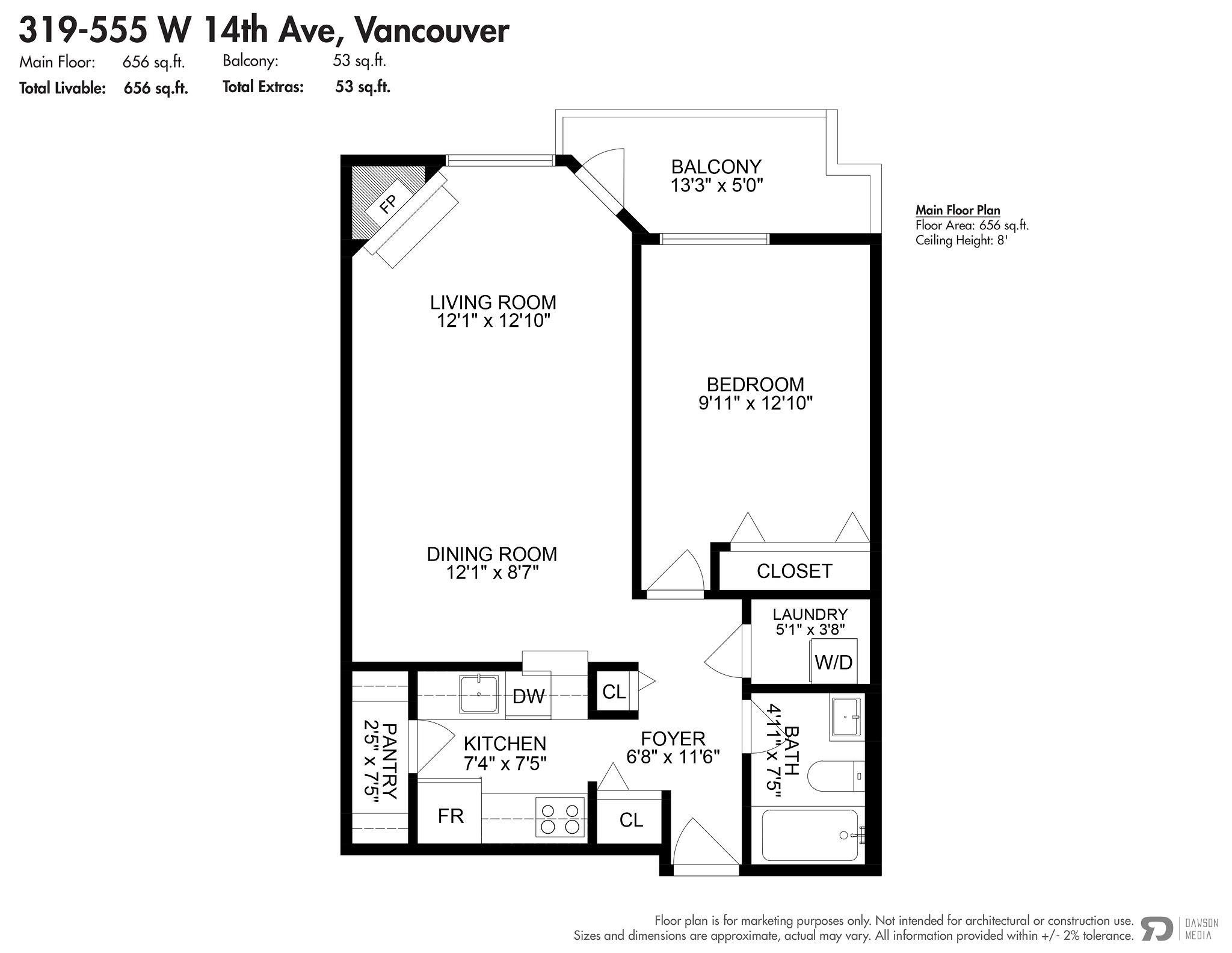 319 555 14th Avenue - MLS&reg; # R3133411