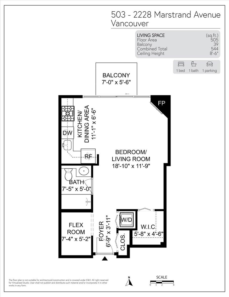 503 2228 Marstrand Avenue - MLS&reg; # R3139472