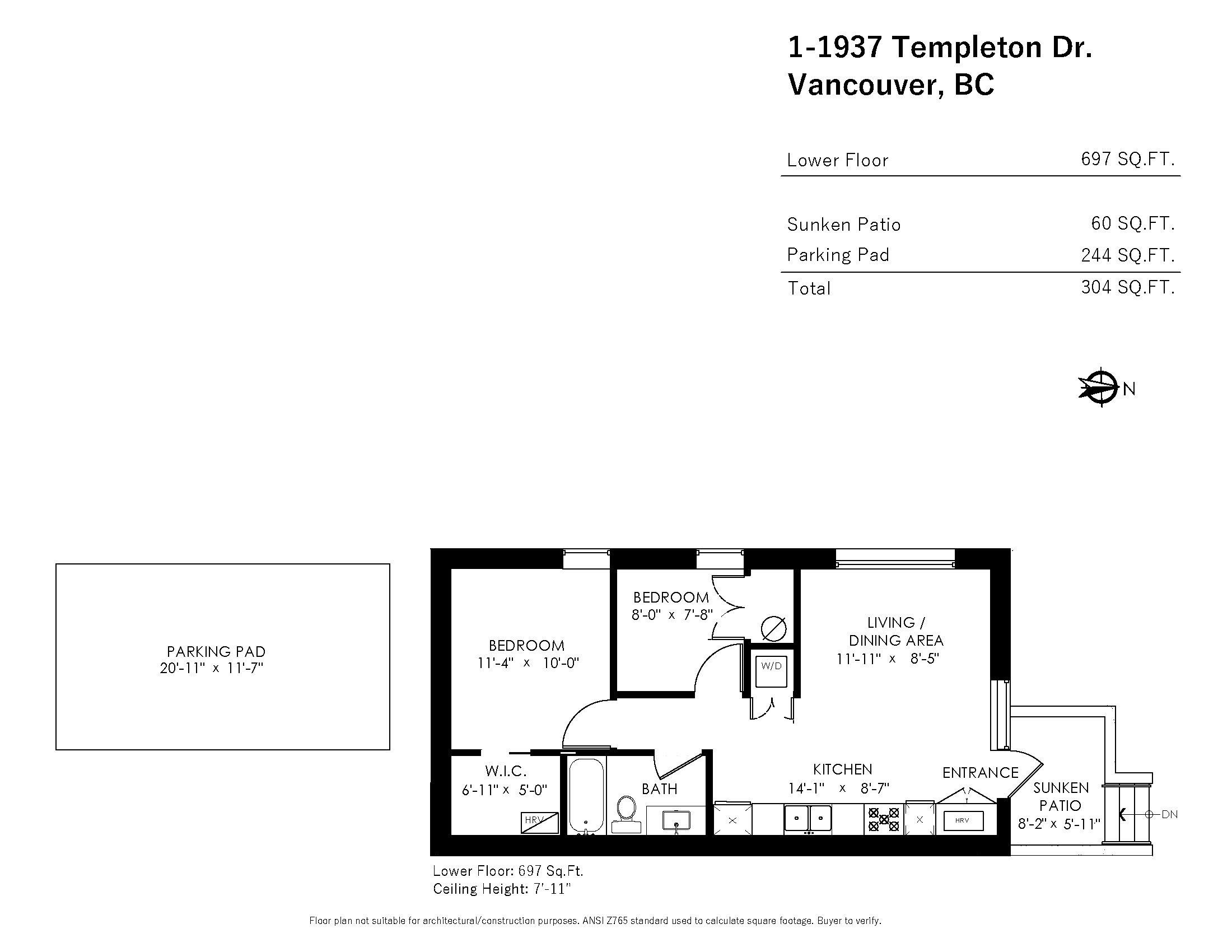 1 1937 Templeton Drive - MLS&reg; # R3140964