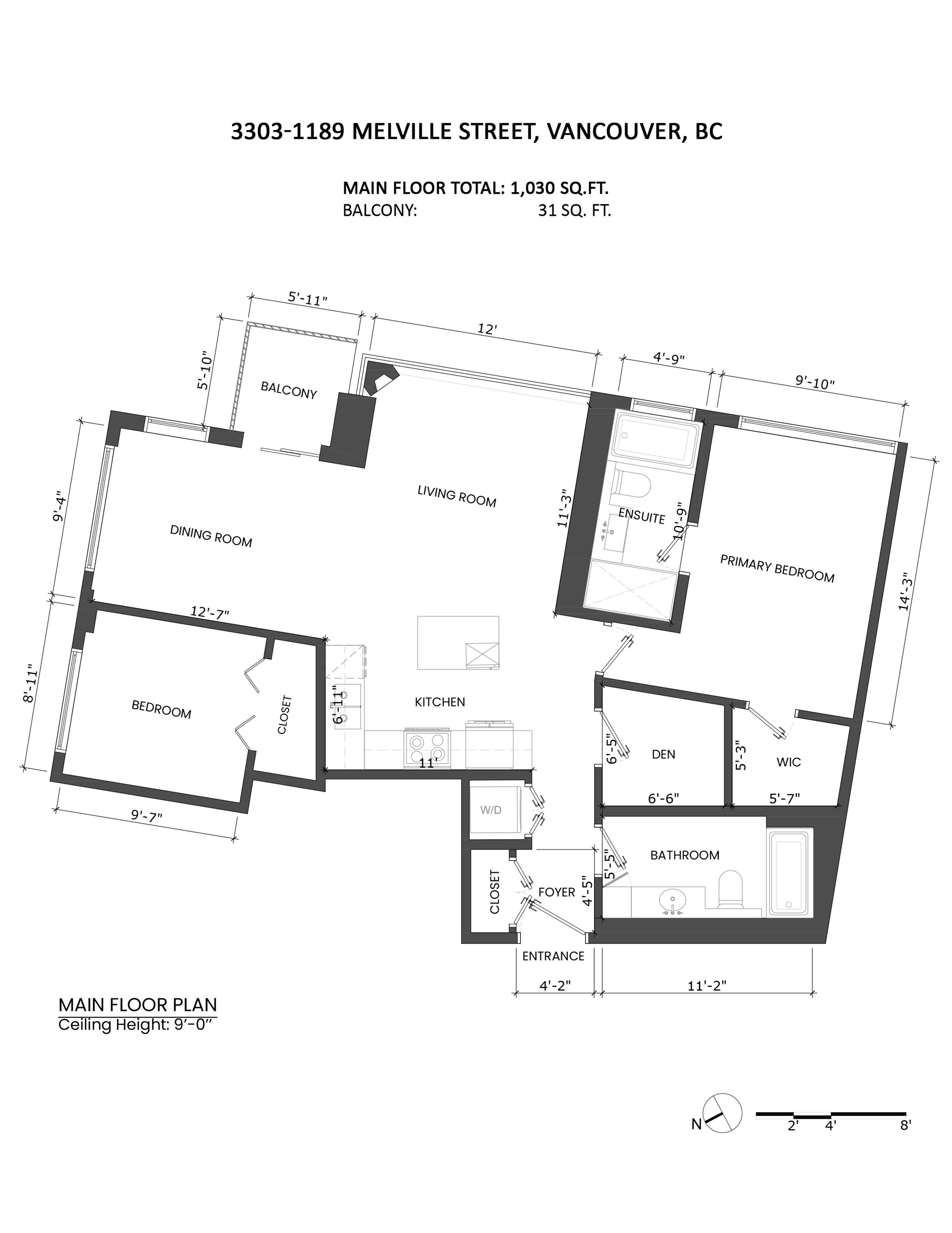 3303 1189 Melville Street - MLS&reg; # R3143384