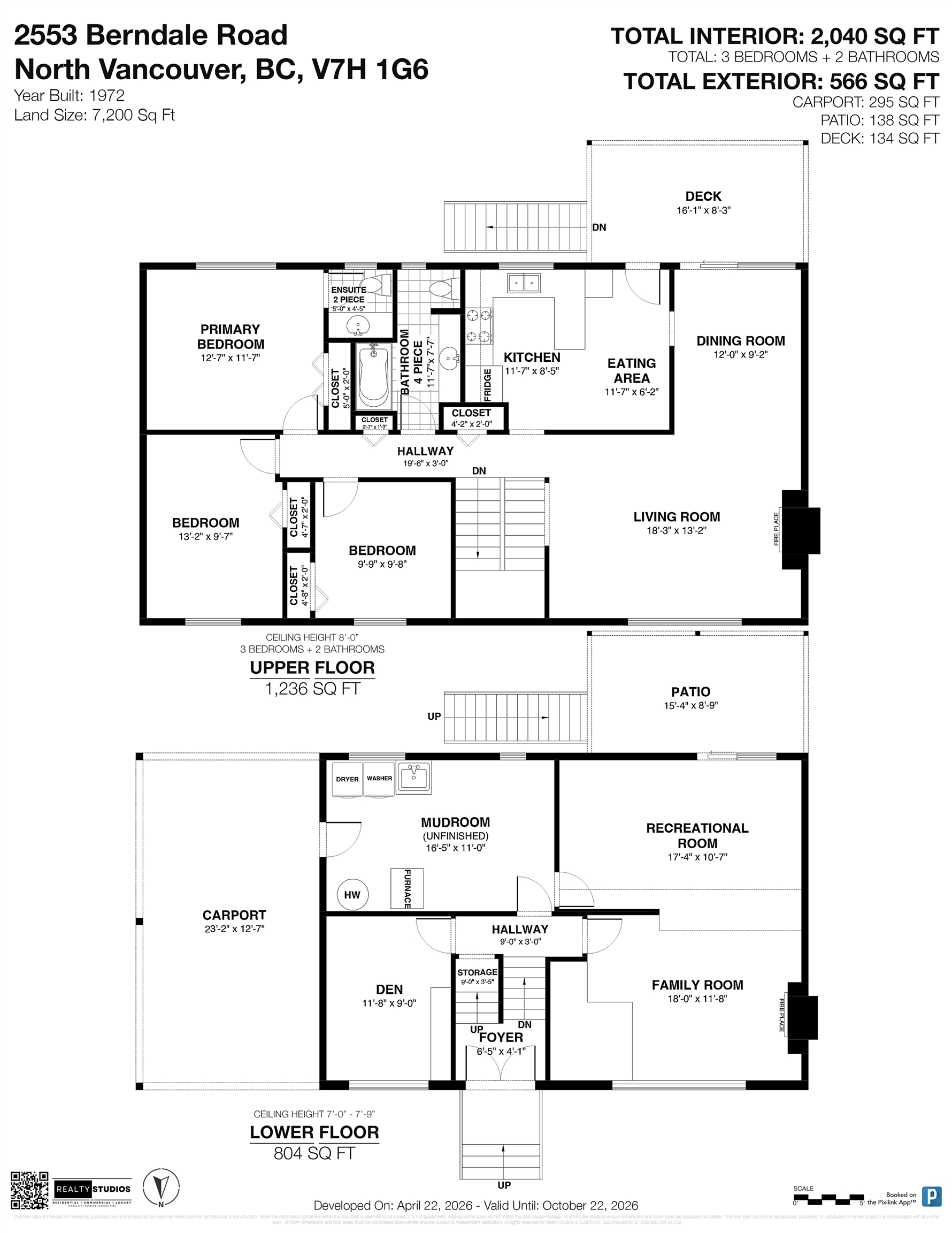  2553 Bendale Road - MLS&reg; # R3149027