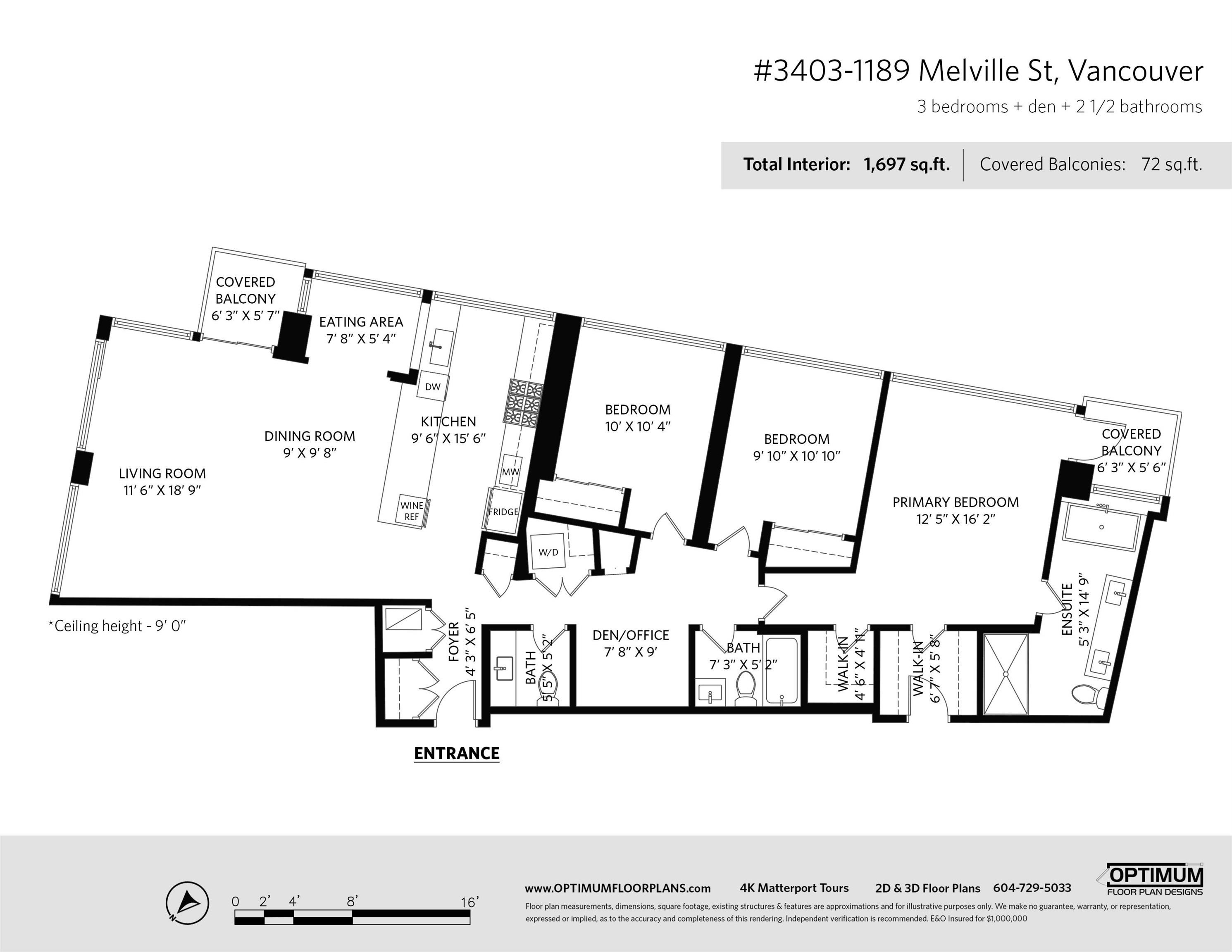3403 1189 Melville Street - MLS&reg; # R3152647