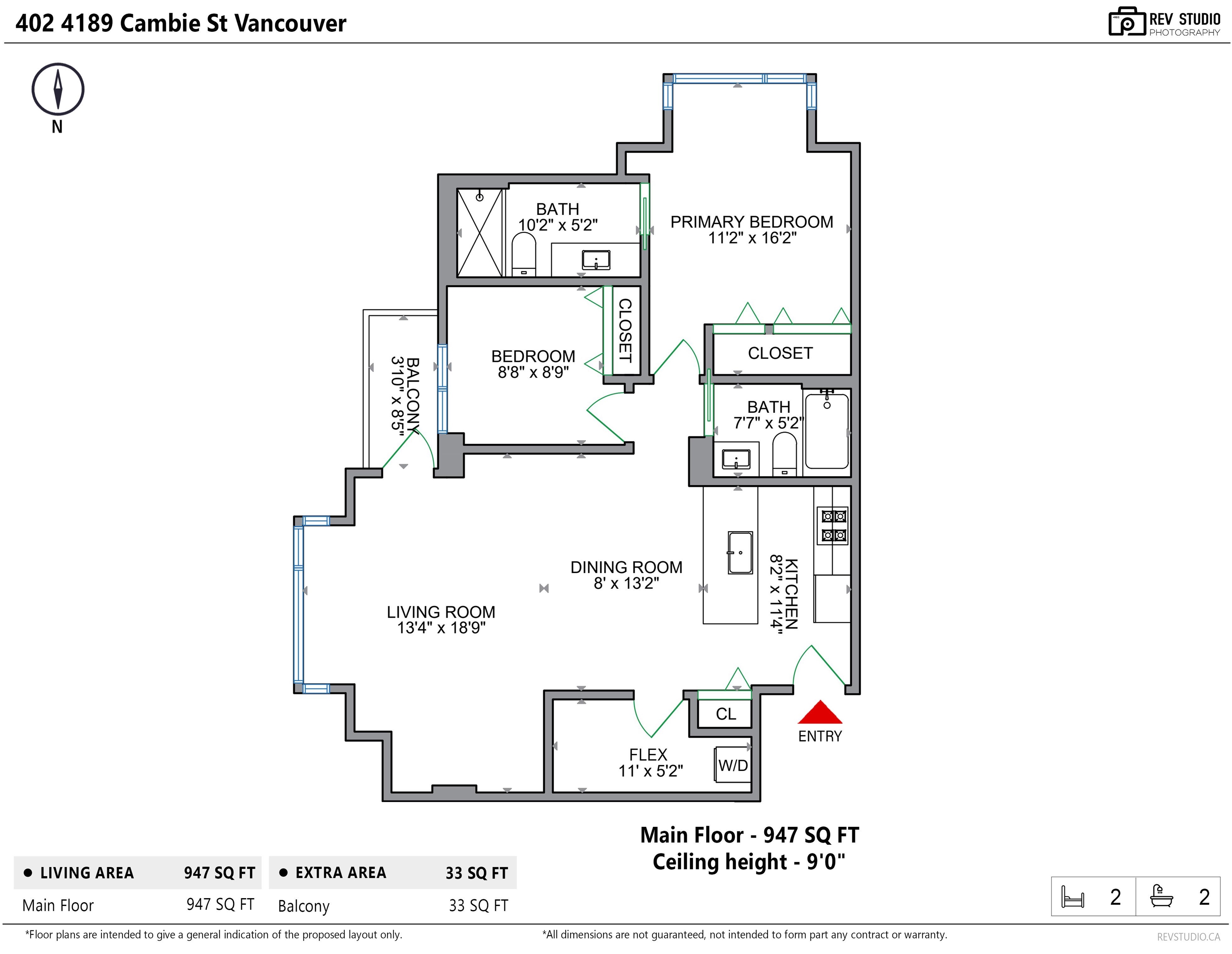 402 4189 Cambie Street - MLS&reg; # R3154332