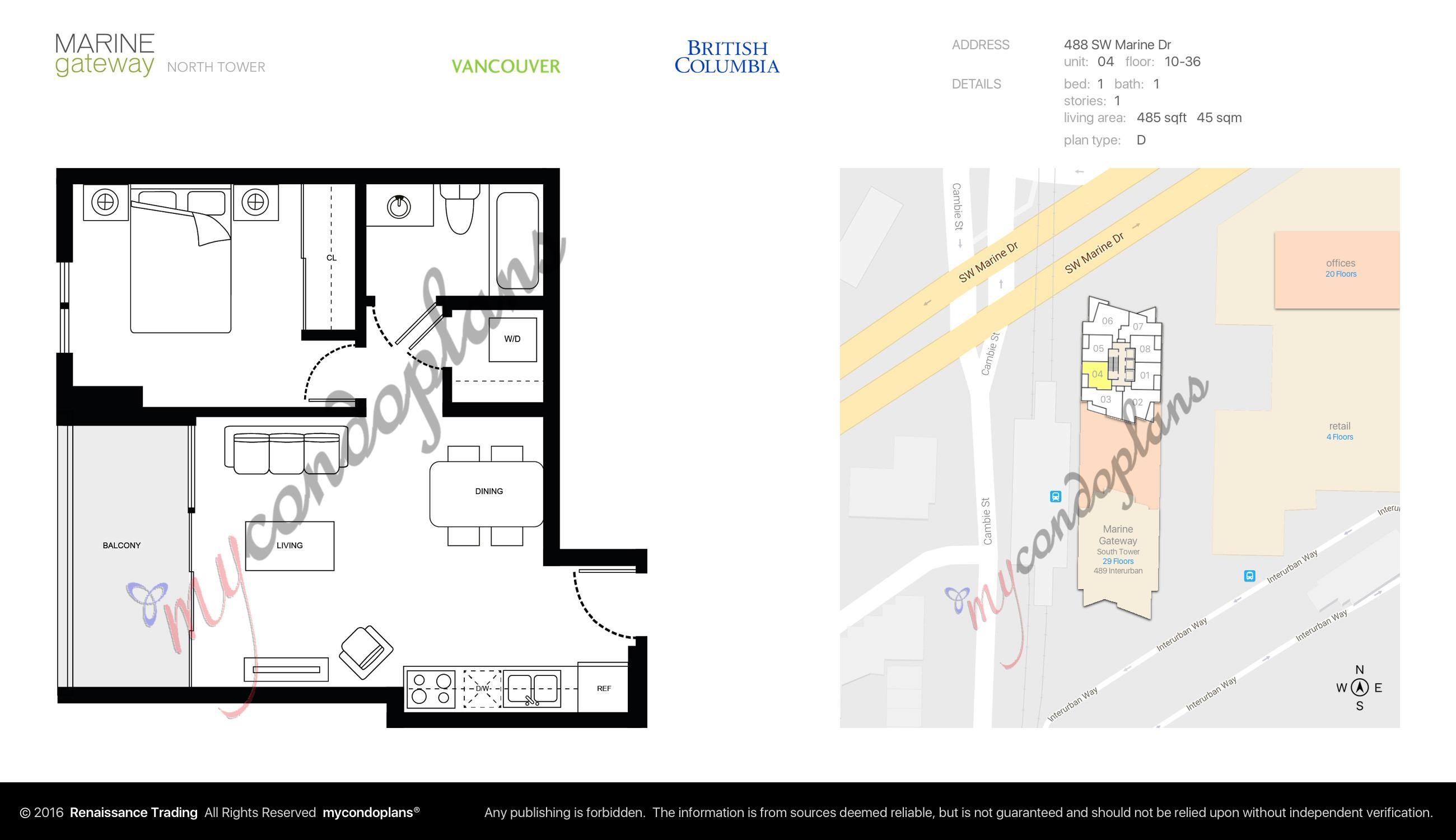 3304 488 Marine Drive - MLS&reg; # R3154866