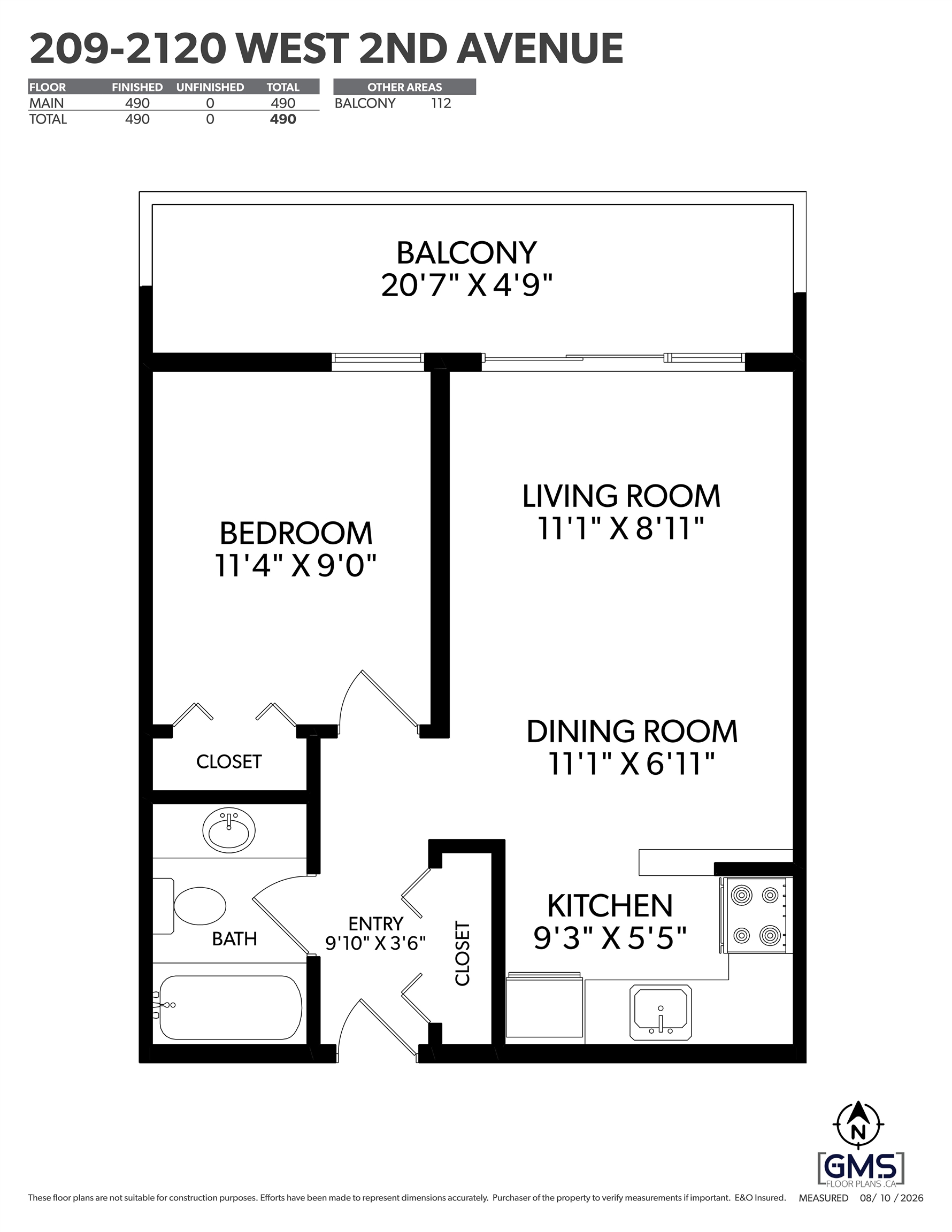 209 2120 2nd Avenue - MLS&reg; # R3155533