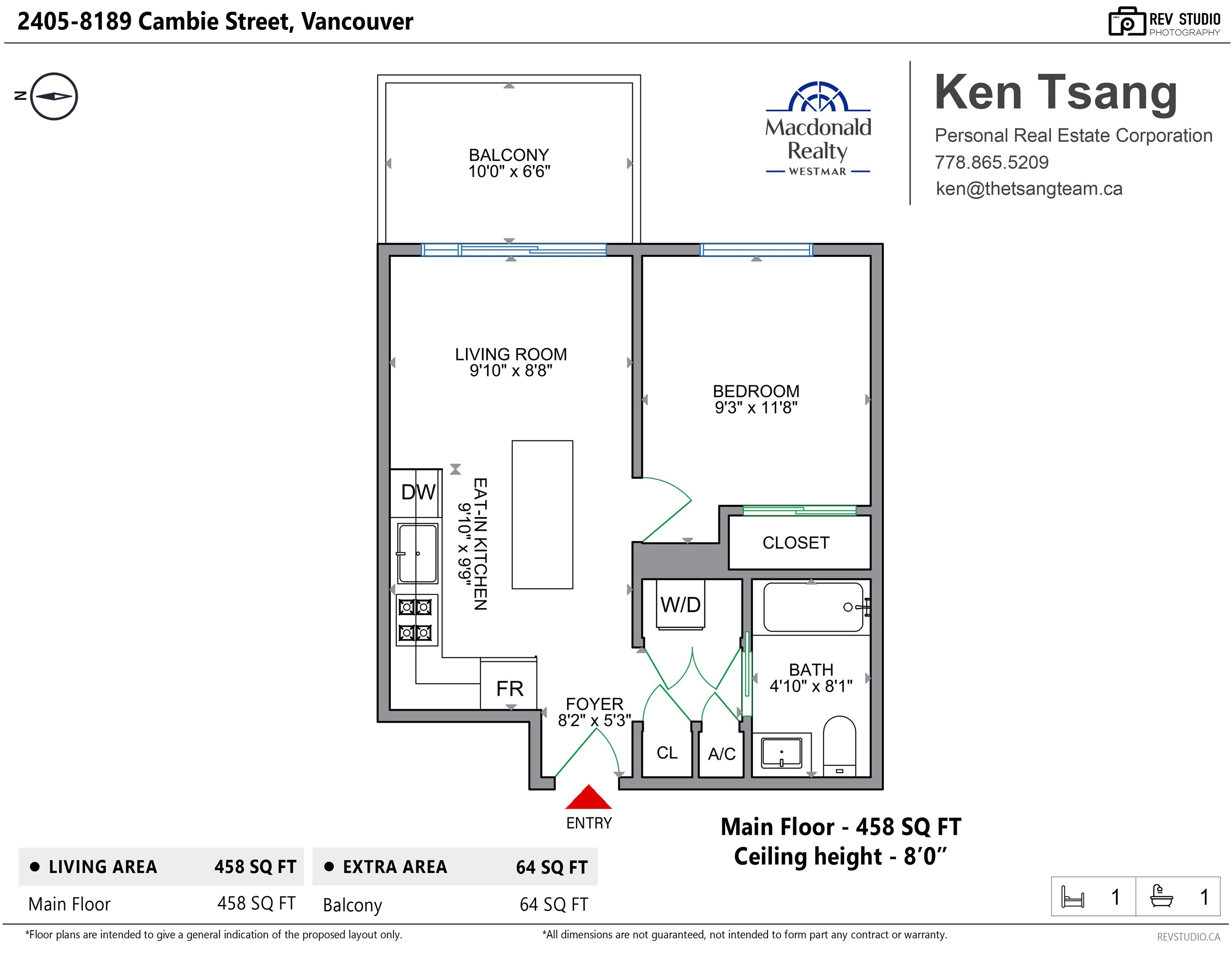 2405 8189 Cambie Street - MLS&reg; # R3156329