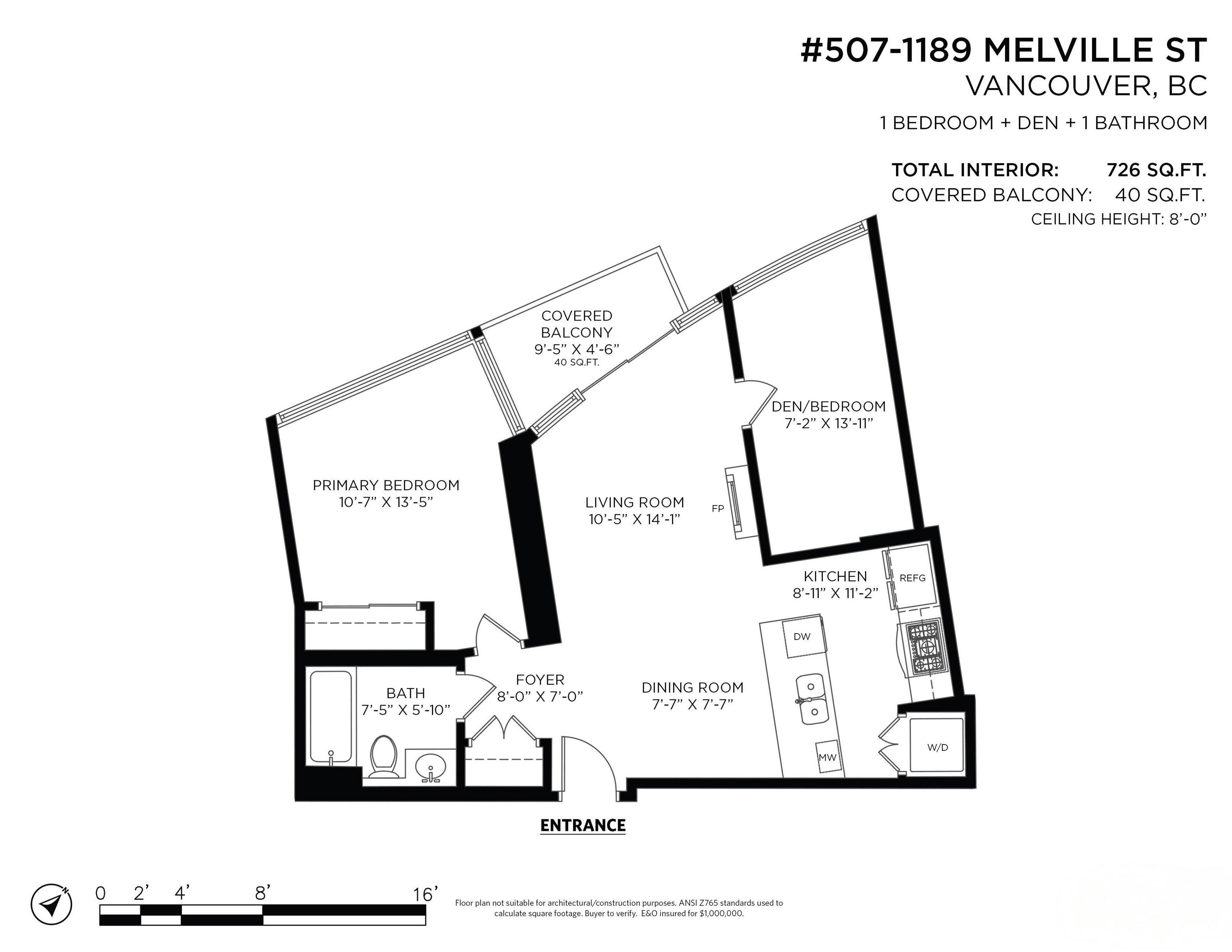 507 1189 Melville Street - MLS&reg; # R3156967