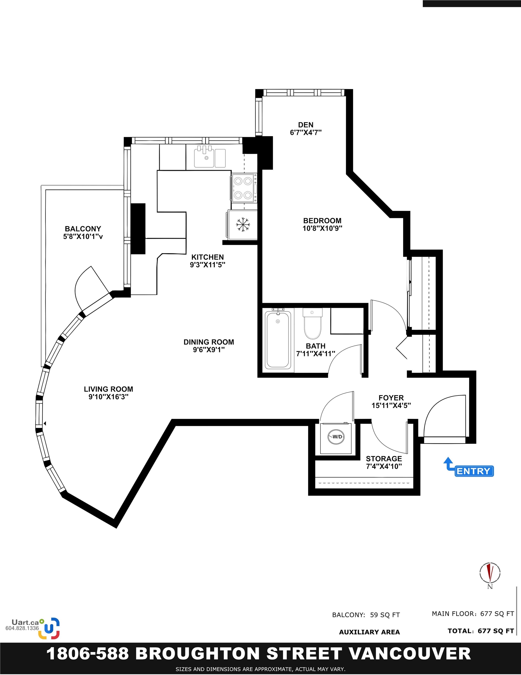 1806 588 Broughton Street - MLS&reg; # R3158767