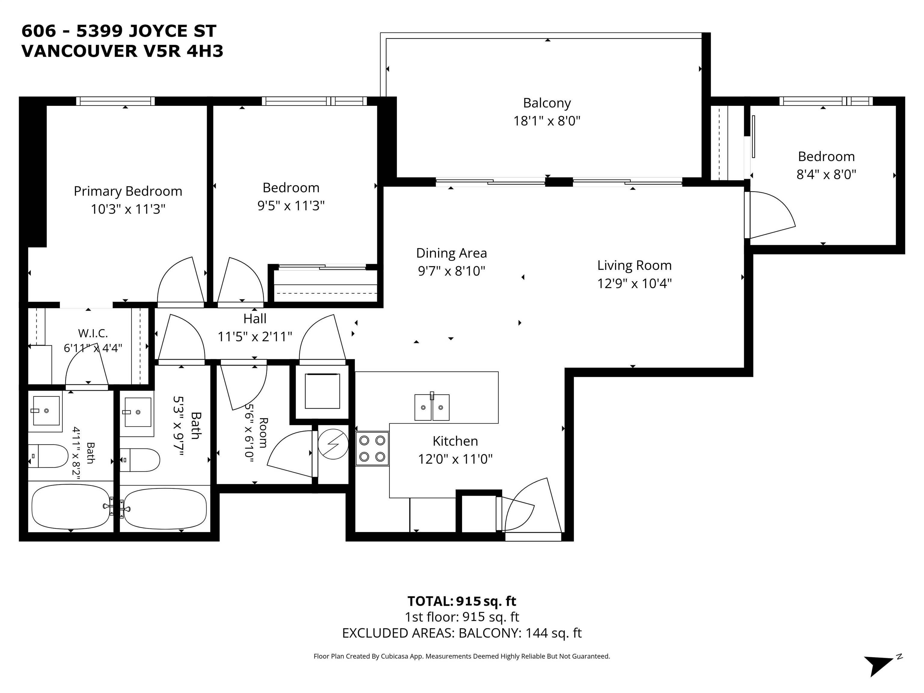 606 5399 Joyce Street - MLS&reg; # R3160497