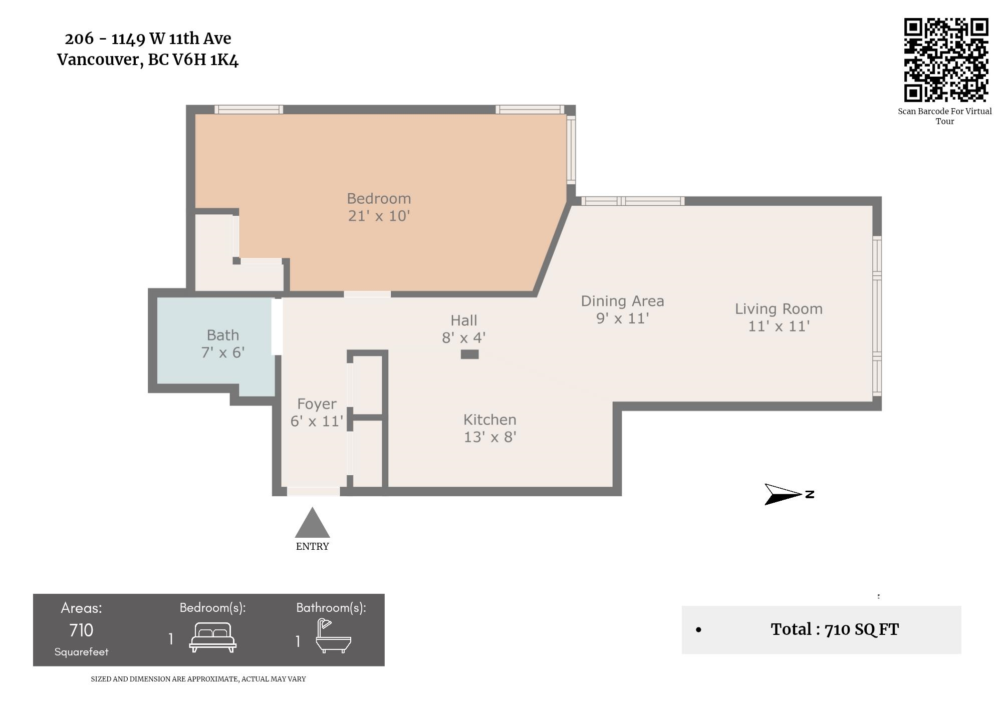 206 1149 11th Avenue - MLS&reg; # R3163617