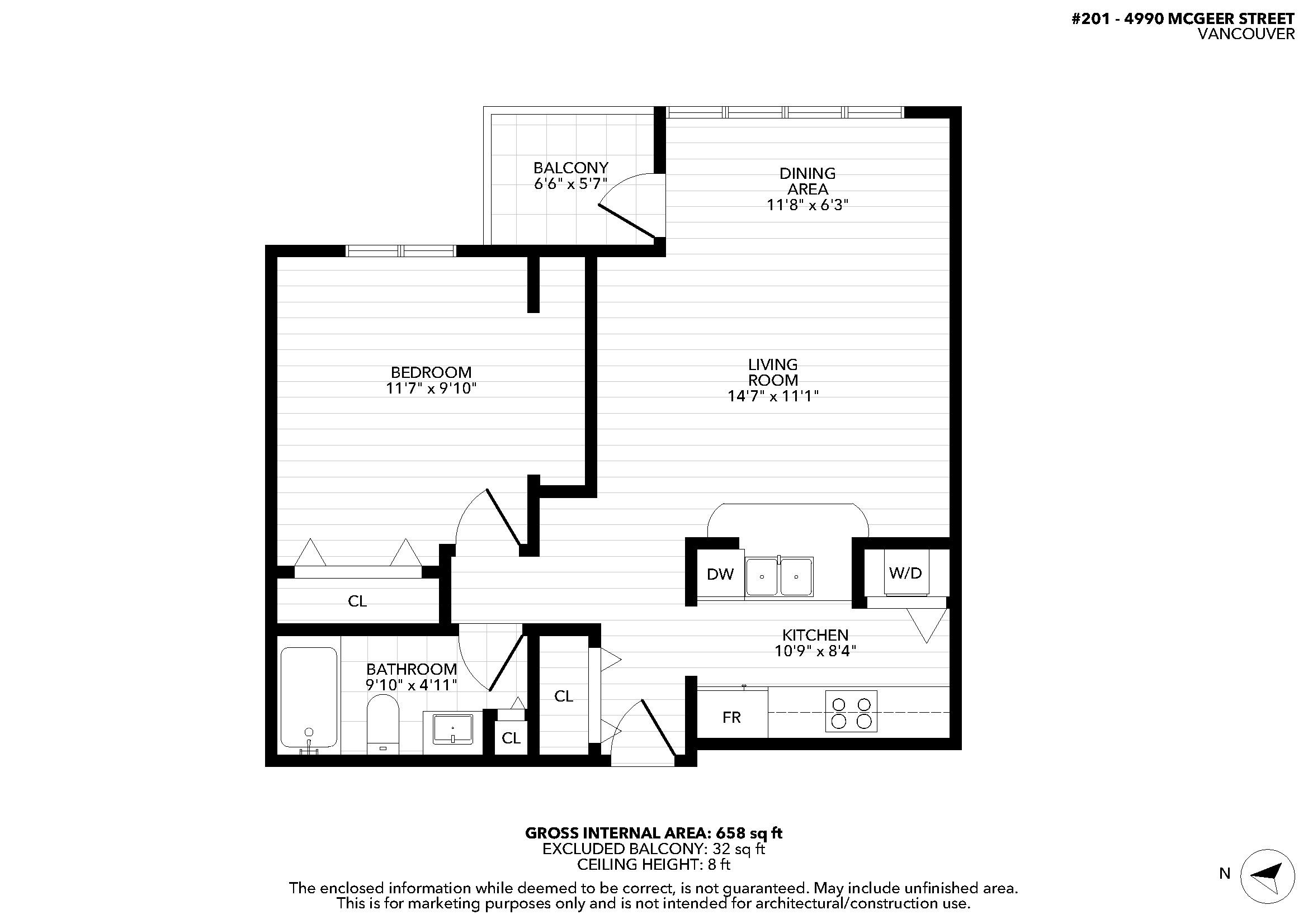 201 4990 Mcgeer Street - MLS&reg; # R3168383