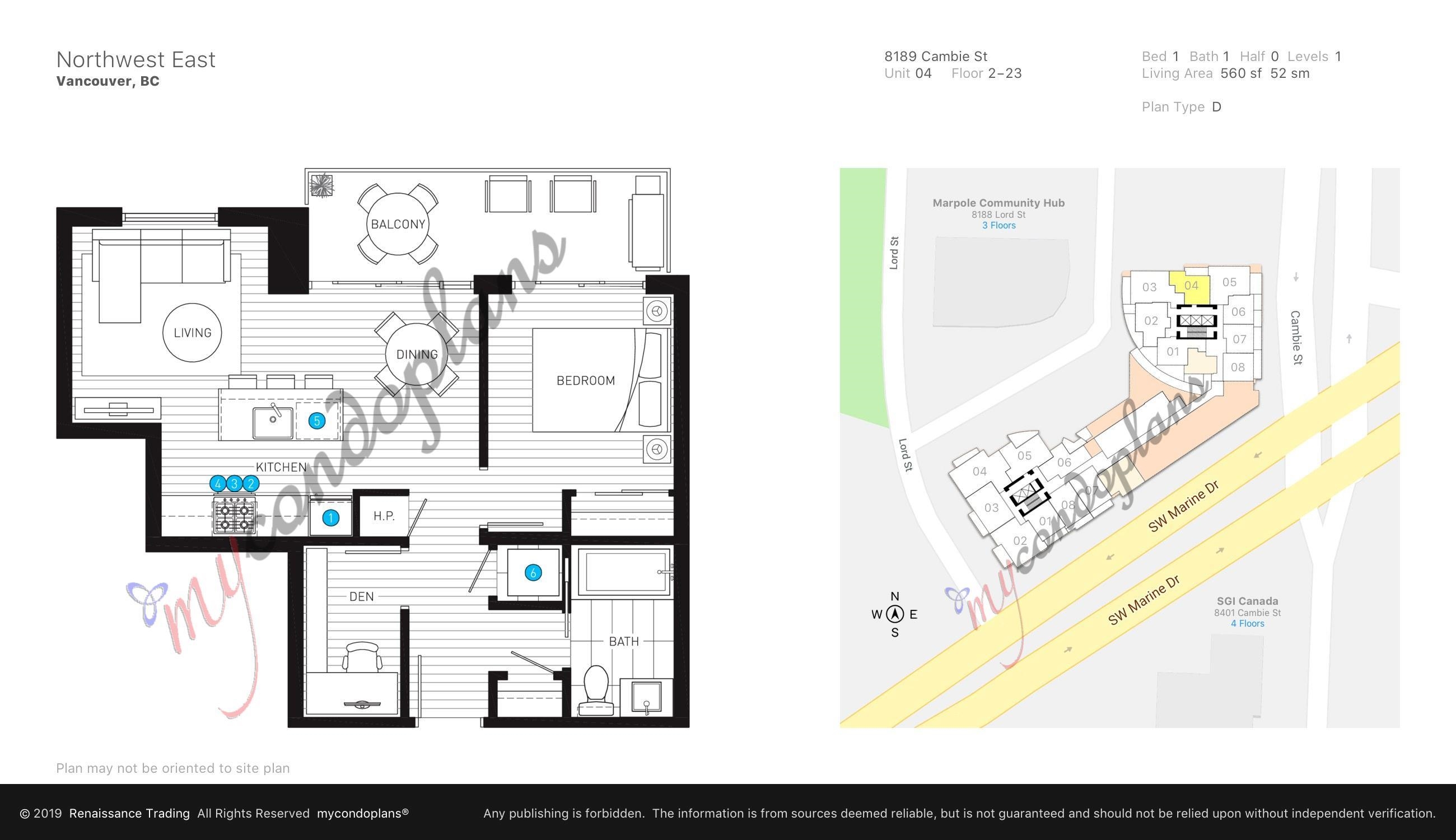 5XX 8189 Cambie Street - MLS&reg; # R3169150