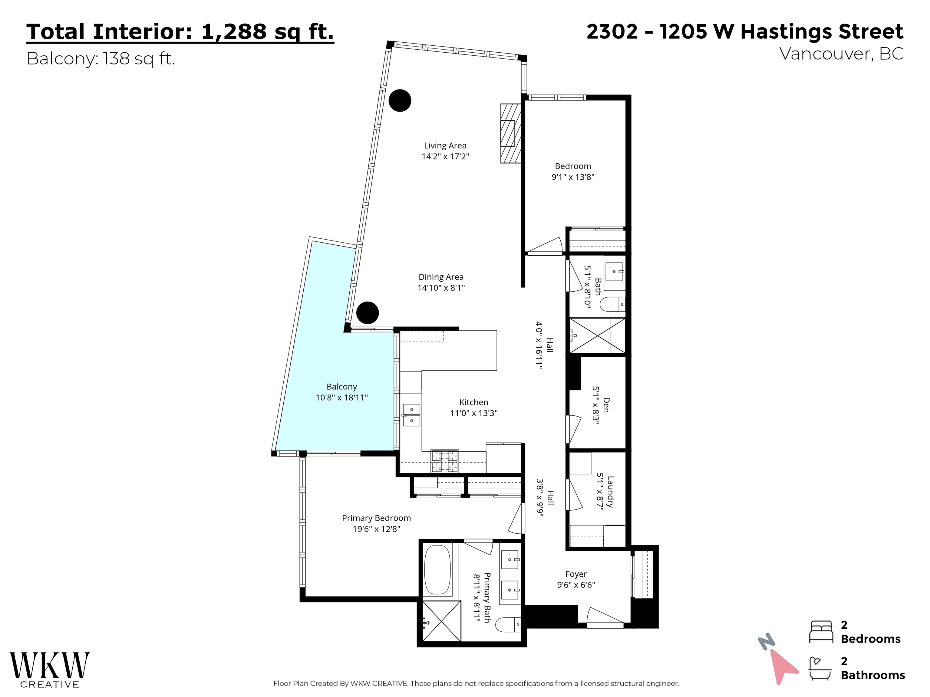 2302 1205 Hastings Street - MLS&reg; # R3170014