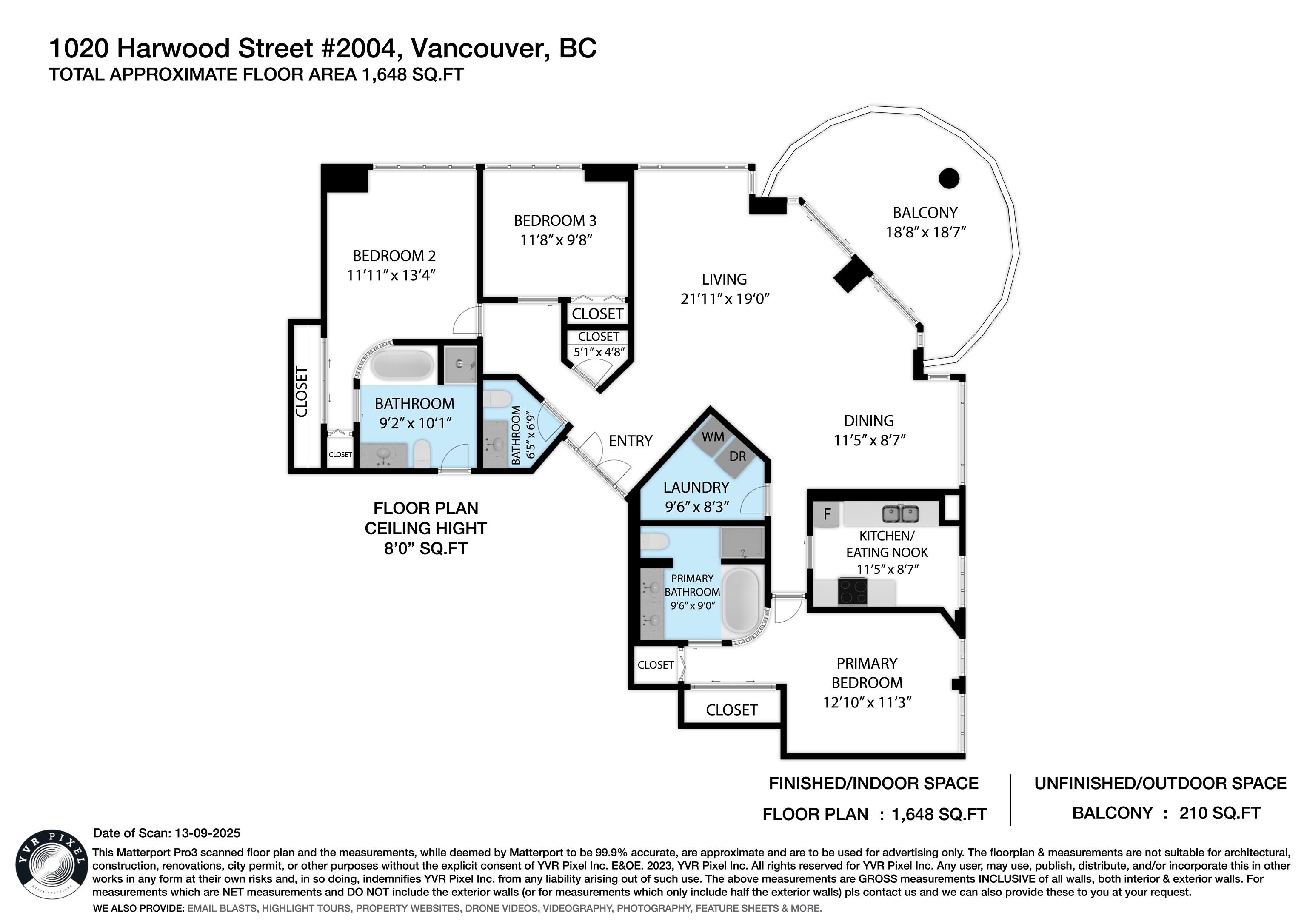 2004 1020 Harwood Street - MLS&reg; # R3099914