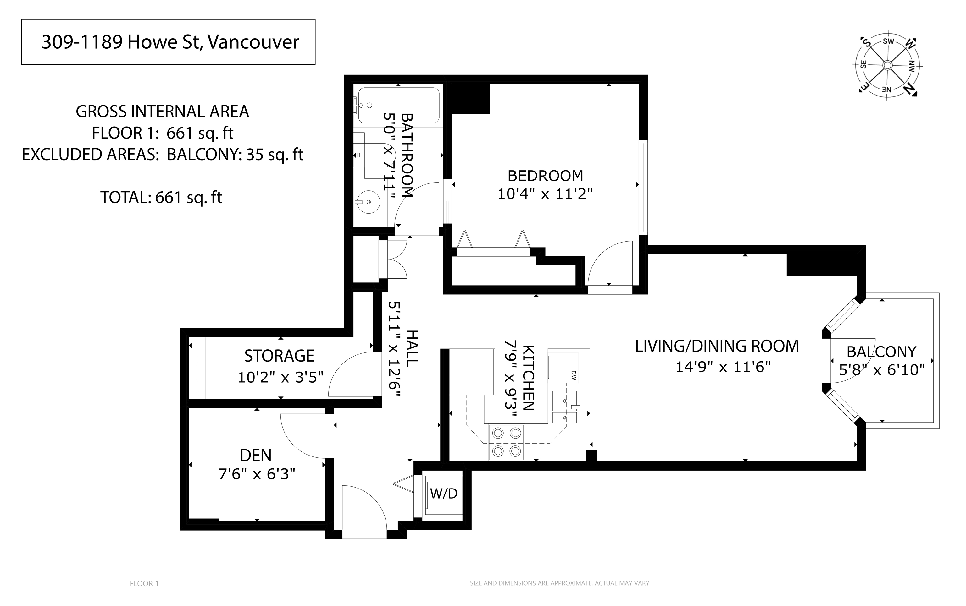 309 1189 Howe Street - MLS&reg; # R3122422