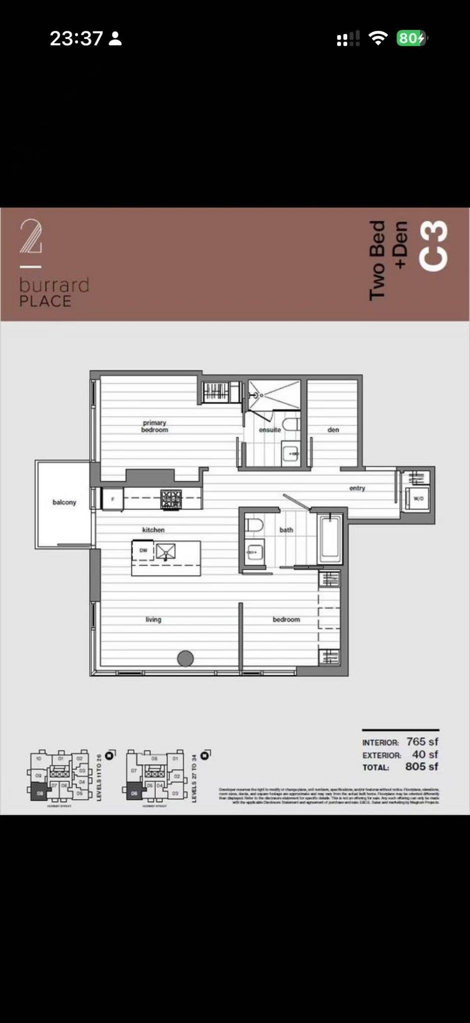 1708 1277 Hornby Street - MLS&reg; # R3178955